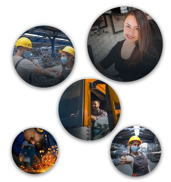 Equipo de trabajo de aceros electroforjados