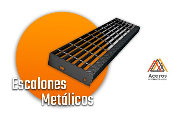 Escalones metálicos