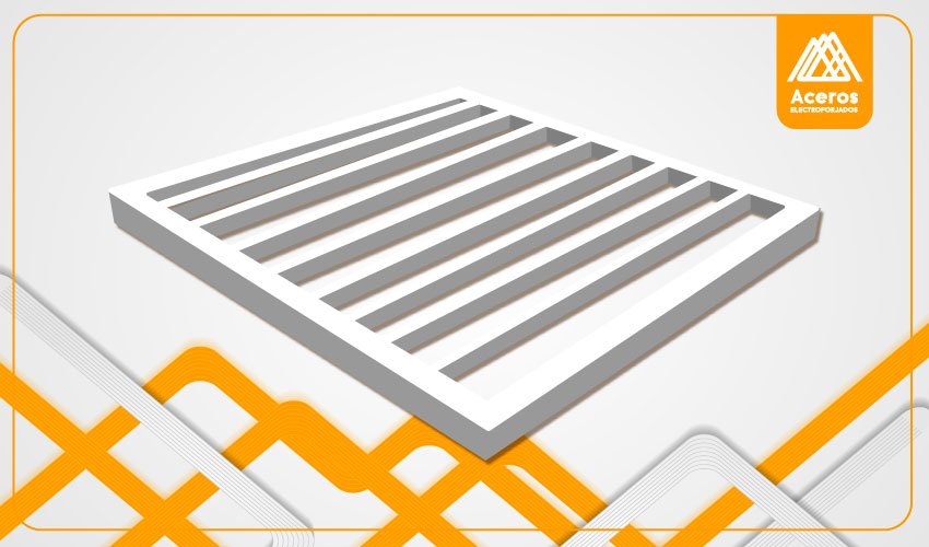 Diagrama del proceso para formar el emparrillado de la base para tinaco de herrería