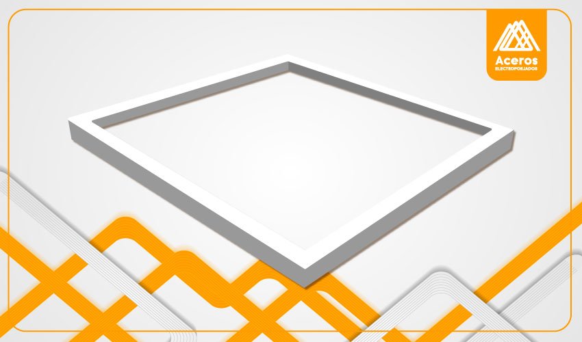 Vector del procedimiento para elaborar el marco cuadrado de la base para tinaco de herrería